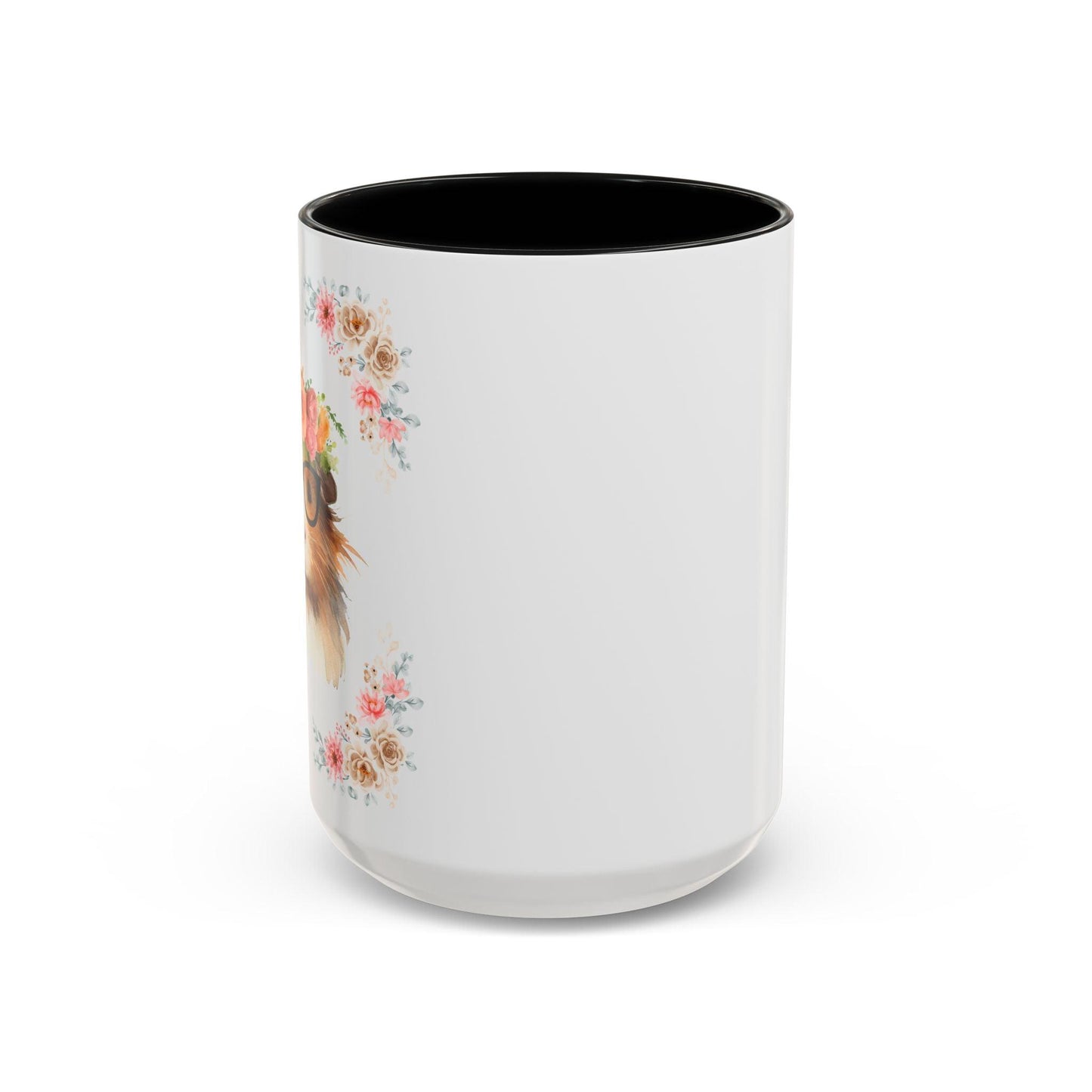 Geeky Goddess Guinea Pig Accent Coffee Mug
