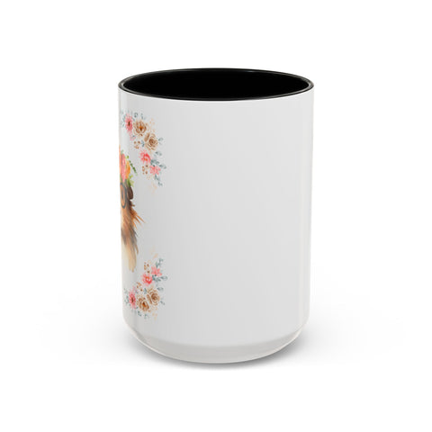 Geeky Goddess Guinea Pig Accent Coffee Mug