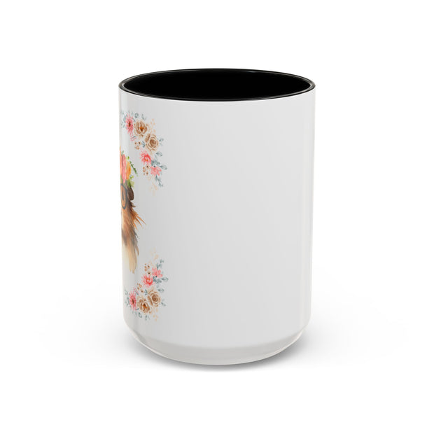 Geeky Goddess Guinea Pig Accent Coffee Mug