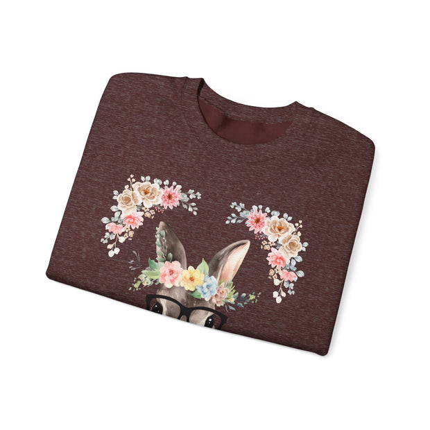 Geeky Goddess Bunny Unisex Crewneck Sweatshirt
