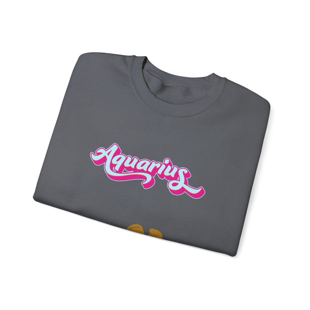 'Aquarius' Zodiac Unisex Crewneck Sweatshirt