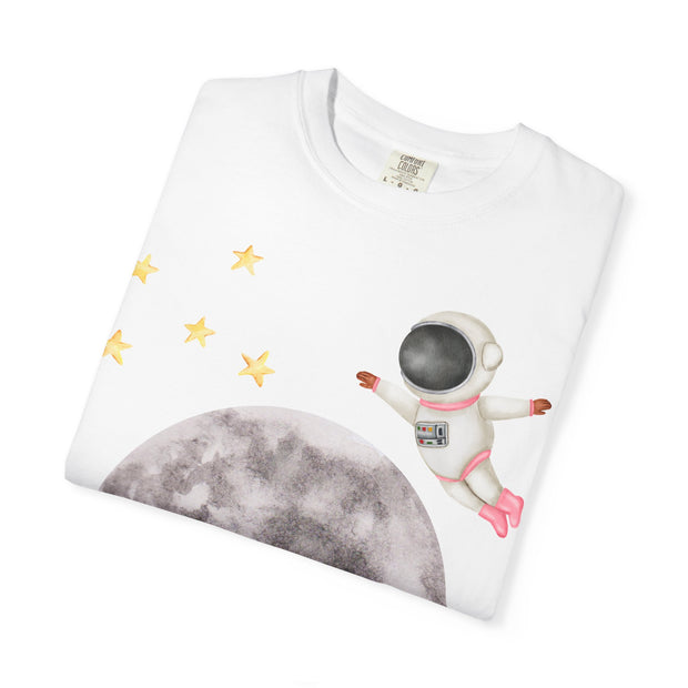 Astronaut Flying To The Moon Unisex T-Shirt