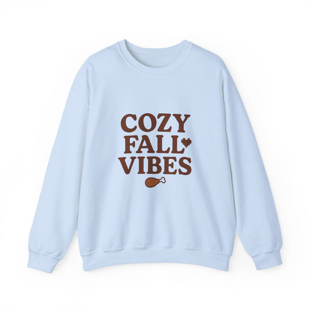 Cozy Fall Vibes Sweatshirt - Unisex Crewneck, Autumn Apparel, Perfect for Thanksgiving, Comfortable Gift, Casual Style