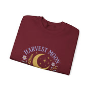 Harvest Moon Society Crewneck Sweatshirt, Cozy Autumn Sweatshirt, Unisex Fall Apparel, Moon Phase Gift, Seasonal Fashion