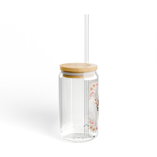 Geeky Goddess Deer Sipper Glass