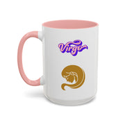 'Virgo' Zodiac Accent Coffee Mug