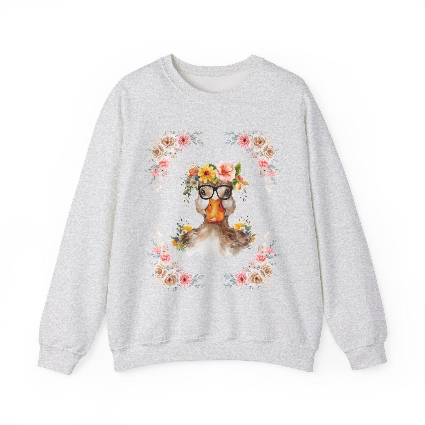 Geeky Goddess Duck Unisex Crewneck Sweatshirt
