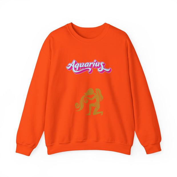 'Aquarius' Zodiac Unisex Crewneck Sweatshirt