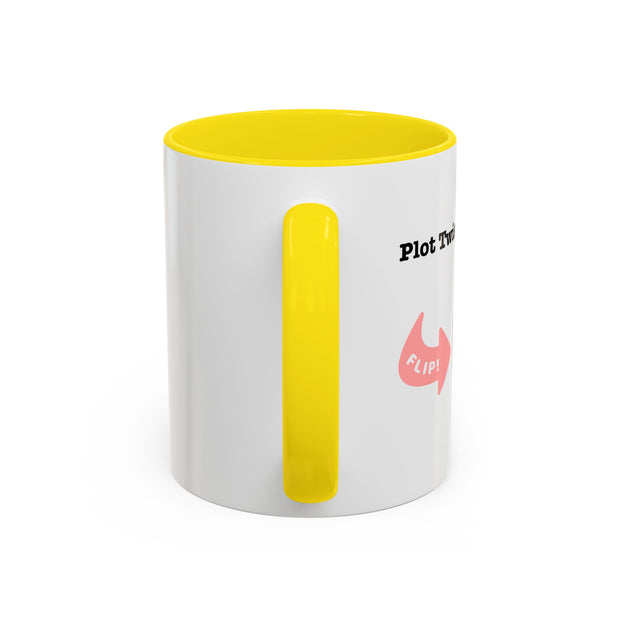 'Plot Twist Energy' Accent Coffee Mug