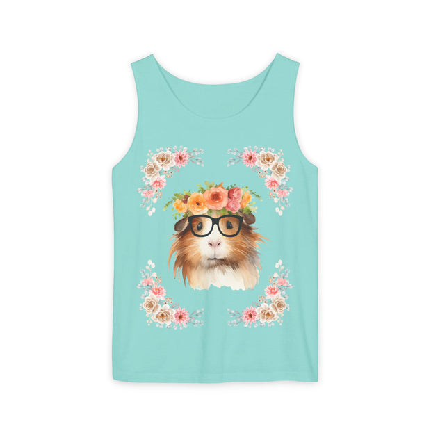 Geeky Goddess Guinea Pig Unisex Tank Top