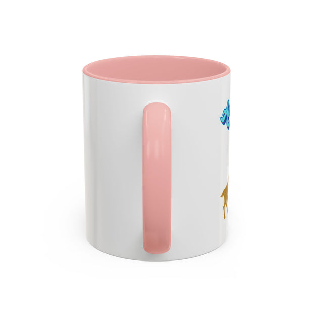 'Aries' Zodiac Accent Coffee Mug