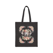 Geeky Goddess Koala Cotton Canvas Tote Bag