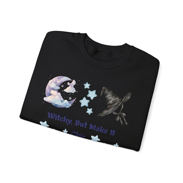 'Witchy, But Make It Cute' Unisex Crewneck Sweatshirt