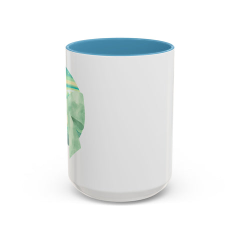 Green Planet Wrapped In A Bow Accent Coffee Mug