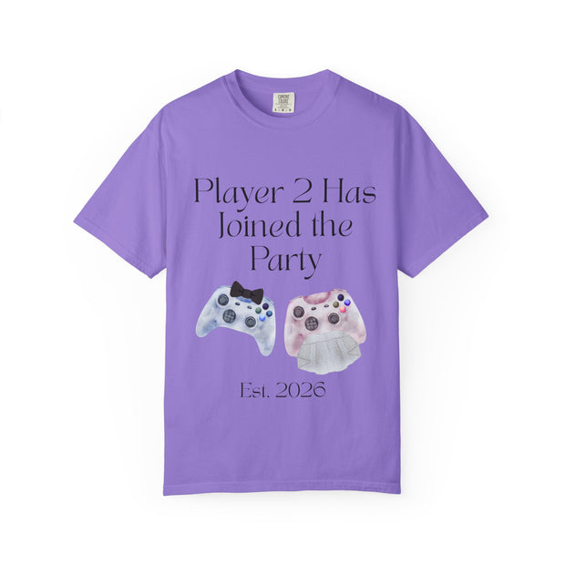 'Player 2 Has Joined The Party' 'Est. 2026' Unisex T-shirt