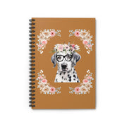 Geeky Goddess Dalmatian Spiral Notebook