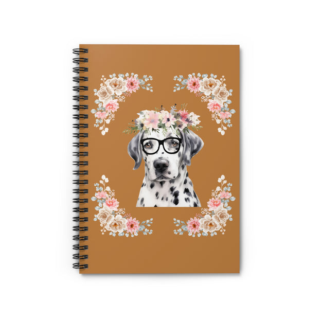 Geeky Goddess Dalmatian Spiral Notebook