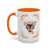 Geeky Goddess Deer Accent Coffee Mug
