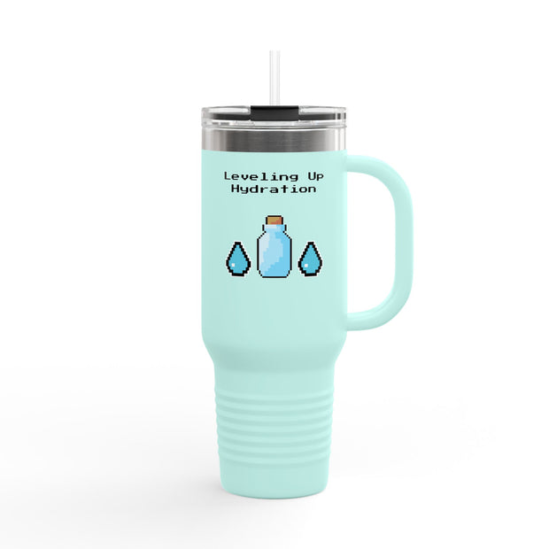 'Leveling Up Hydration' Insulated Travel Mug, 40oz