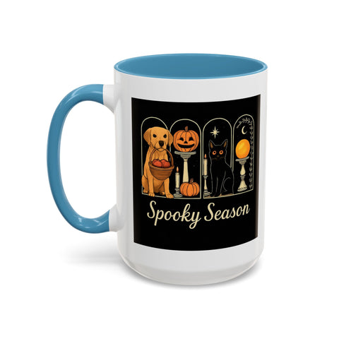 Spooky Season Golden Retriever Accent Coffee Mug