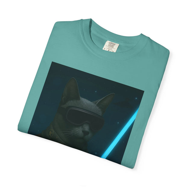 Star Paws Dark Gray Cat Unisex T-shirt