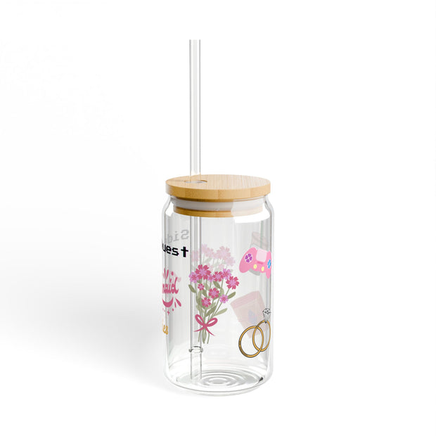 'Side Quest: Bridesmaid Duties' Sipper Glass