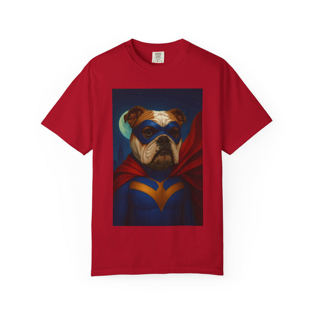 Superhero English Bulldog Unisex T-shirt