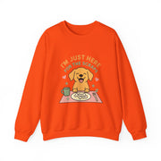 Playful Dog Sweatshirt for Pet Lovers, Unisex Crewneck, Cozy Gift for Dog Owners, Animal Lovers, Cute Pet-Themed Apparel