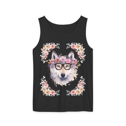 Geeky Goddess Wolf Unisex Tank Top