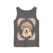 Geeky Goddess Golden Retriever Unisex Tank Top