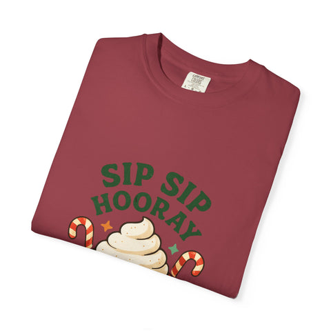 'Sip Sip Hooray' Holiday Unisex T-shirt