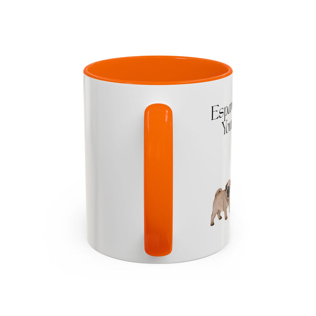 'Espawresso Yourself' Pug Accent Coffee Mug