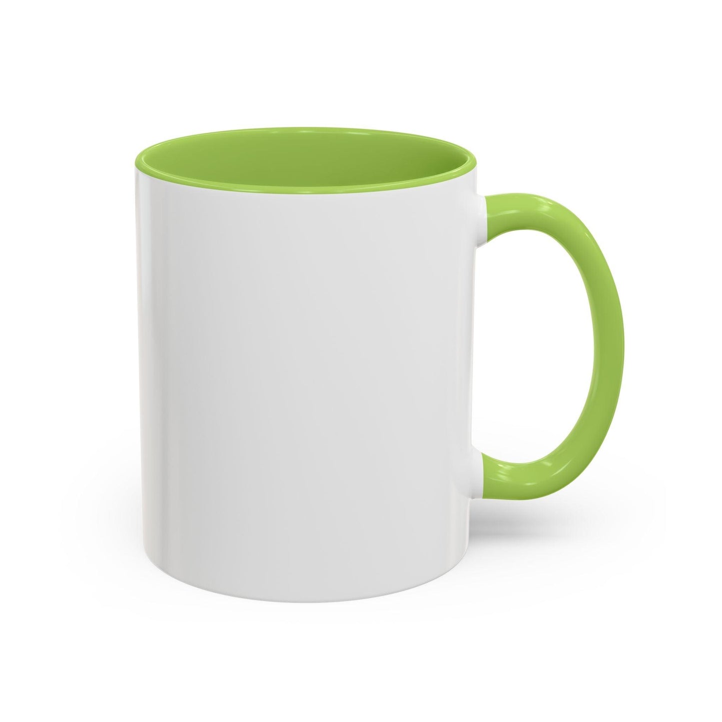 Minimalist Embroidery Typography Accent Coffee Mug | Pastel Thread Design