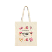 'Side Quest: Bridesmaid Duties' Cotton Canvas Tote Bag