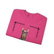 Geeky Good Doberman Unisex Crewneck Sweatshirt