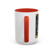 'The Bookworm' Tarot Card Accent Coffee Mug