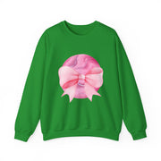 Pink Planet Wrapped In A Bow Unisex Crewneck Sweatshirt