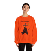 'Witch, Please. Too Much Magical To Handle' Wizard Unisex Crewneck Sweatshirt
