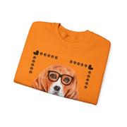 Geeky Good Beagle Unisex Crewneck Sweatshirt