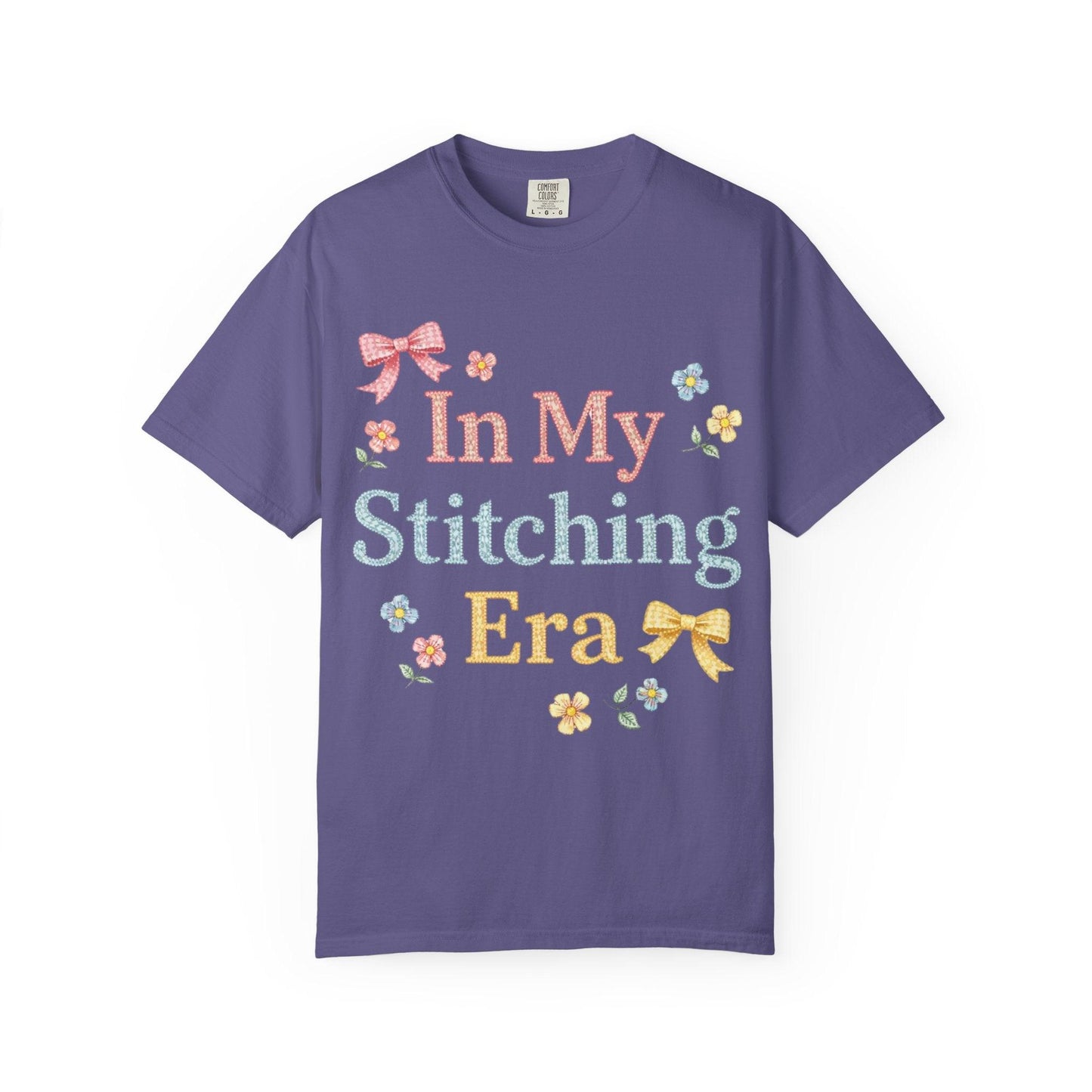 In My Stitching Era T-Shirt | Vintage Embroidery Theme