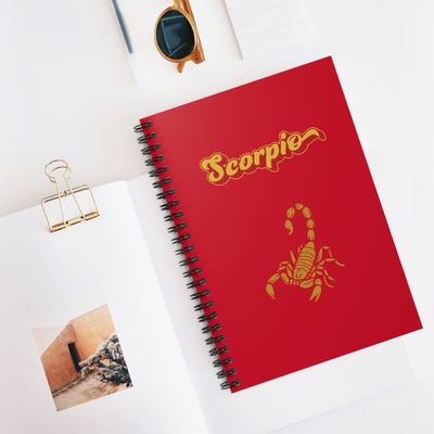 'Scorpio' Zodiac Spiral Notebook