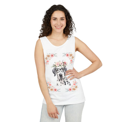 Geeky Goddess Dalmatian Unisex Tank Top