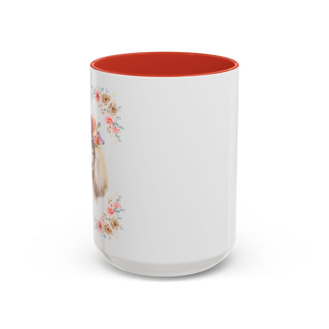 Geeky Goddess French Poodle Accent Coffee Mug