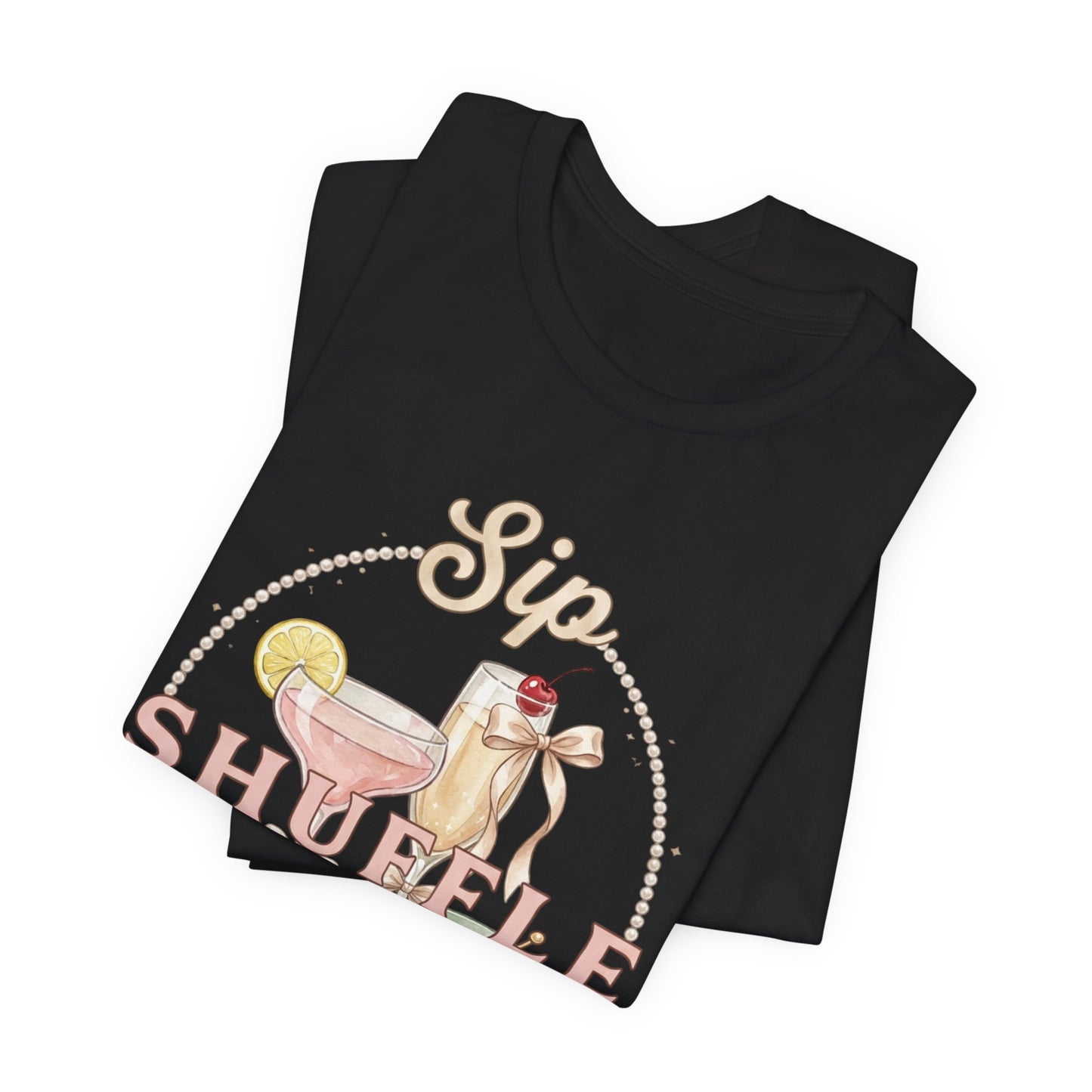 Sip Shuffle Repeat Shirt, Mahjong Social Club Tee, Pastel Girls Night Graphic Shirt, Mahjong Lover Gift