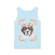 Geeky Goddess Saint Bernard Unisex Tank Top
