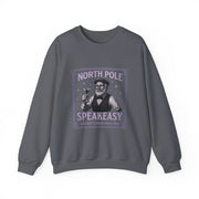 North Pole Speakeasy Crewneck Sweatshirt | Cozy Holiday Gift | Winter Wear | Christmas Sweatshirt | Unisex Comfy Apparel