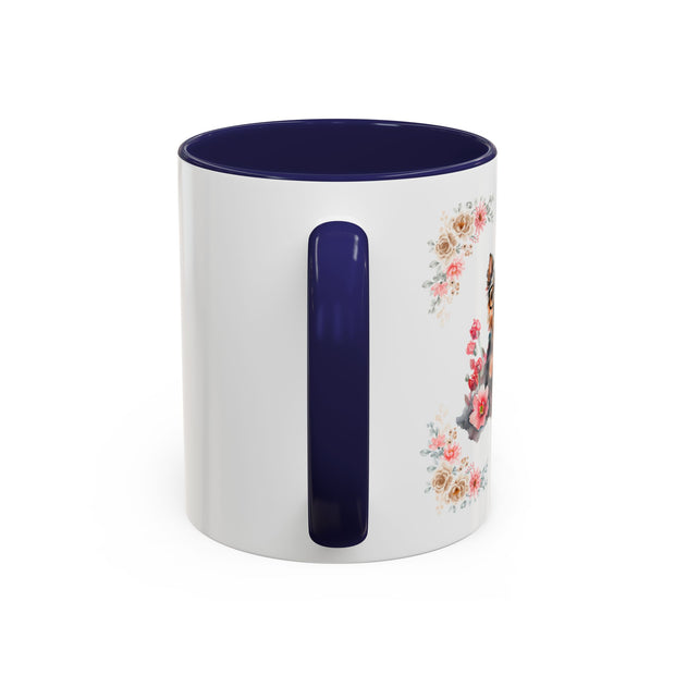 Geeky Goddess Yorkie Accent Coffee Mug