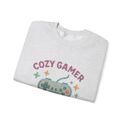 Cozy Gamer Sweatshirt, Unisex Crewneck, Gaming Gift, Comfortable Outfit, Video Game Apparel, Casual Style