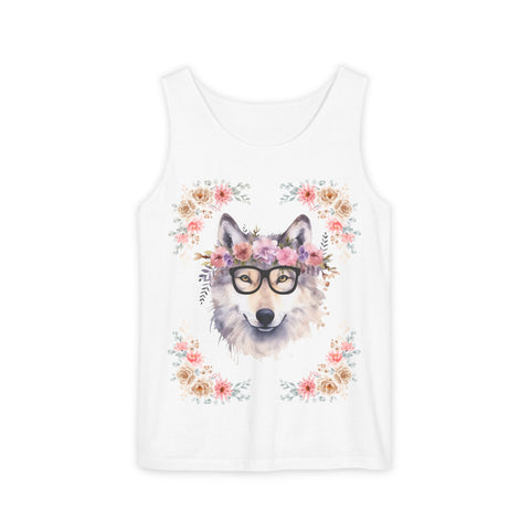 Geeky Goddess Wolf Unisex Tank Top