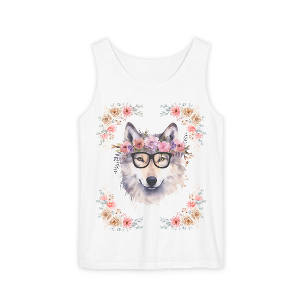 Geeky Goddess Wolf Unisex Tank Top